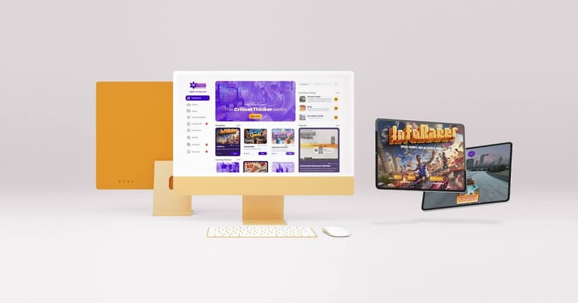Concept UI of the Project Witness Digital Learning Hub